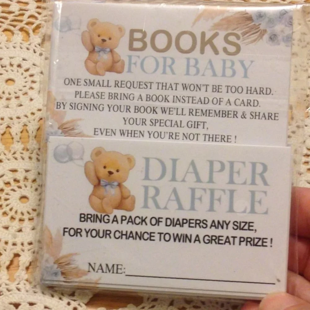 Baby Shower cards and games bundle
